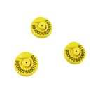 ET907 için sarı RFID kulak etiketi Diametresi 30.5 mm ± 0.5 mm ISO11784/5 FDX-B