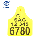 Sığır Tanımlama Yönetimi için 125KHZ ISO11784 / 85 TPU Plastik Hayvancılık Kulak Etiketleri