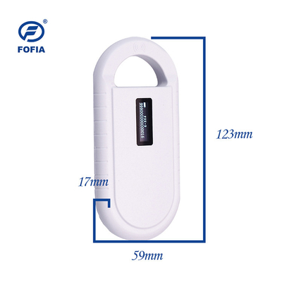 Pet 15 Haneli Kimlik FDX-B için Mini El Hayvan Mikroçip Tarayıcı RFID Okuyucu