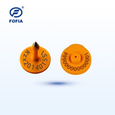 FOFIA RFID Elektronik Kulak Etiketi Sığır Koyunları için Termometreli Hayvan Takip Etiketleri