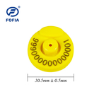 134.2khz FDX-B RFID Çipli Sığır Etiketi Lazer Baskı Numaralı TPU Kulak Etiketi