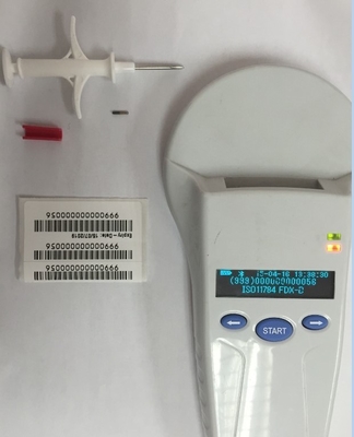Hayvan Sağlığı ve Refahı için Hayvan Kimlik Mikroçipi Kiti, Barkod Etiketleri ve Sterilize Ambalaj Poşeti ile