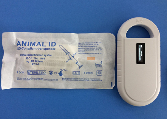 Mini Boy Enjekte Edilebilir Transponderler ile Radyo Frekansı Tanımlama Hayvan Kimliği Mikroçipleri 134.2Khz