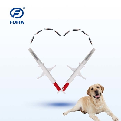 1.25*8mm Hayvan Kimliği Mikroçip 134.2 KHz Okuma Alanı 3-10 Cm Köpekler için Evcil hayvanları takip etmek için çip köpek takipçi çip