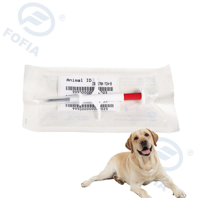 Avrupa cam etiketi hayvan izleme mikroçip cihazı köpekler için EO gazı köpek izleme mikroçip