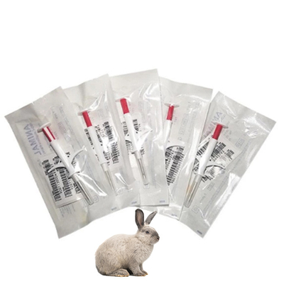 6.86 G Ağırlık Evcil hayvan kimliği Mikroçip Numara 10cm ISO 11784 İzleme Evcil hayvan Mikroçip Kedim İzleyici Mikroçip