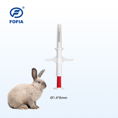 134,2 KHz RFID Hayvan Kimliği Mikroçip 6 Yapışkanlı Çıkartmalar 5-10cm Okuma Aralığı 6,86g Ağırlık