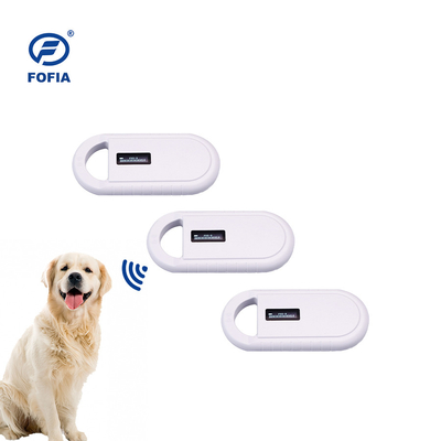 ID64 Mikroçip Tarayıcısı Rfid Çip Okuyucu Lityum Pil 24 * 7 Evcil hayvanlar için OLED Mikroçip Köpek Tarayıcısı