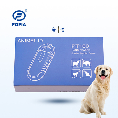 Lityum pil ile çalışan hayvan kimliği okuyucu veri depolama pet çip ID64 evrensel mikroçip tarayıcısı