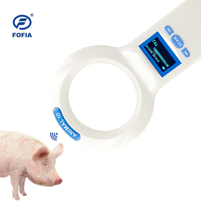 3 AA güç kaynağı ile yerleşik sistem saati RFID mikroçip tarayıcısı