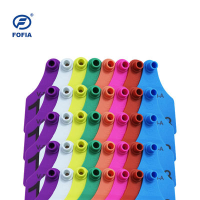 Görsel Tasarımlı RFID Kulak Etiketi Lazer Baskı Desteği 134.2 Khz Sarı veya Diğer Yüksek Müşteri Memnuniyeti Garantisi