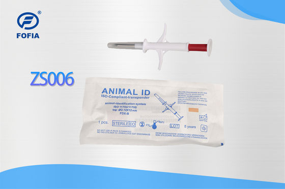 ICAR Sertifikalı Yeni Dayanıklı Su geçirmez RFID Hayvan Mikroçip ZS006 Köpek Kediler Sığırlar Domuzlar Koyunlar ve Evcil Hayvanlar için IP67 Enjeksiyon Etiketi