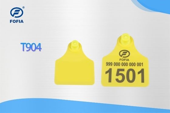 Su geçirmez Kalıcı TPU T904+T905 Sterilize Kombine Hayvan Kulak Etiketleri Hayvan tanımlaması için