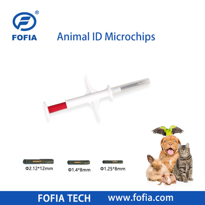 134.2kHz ICAR EM4305 İmplant RFID 1.25x7 1.4x8 2.12x12mm GlassTag Mikro Çipler Köpek At Koyun Mikro Çip Hayvan Kimliği Evcil Mikro Çipler Hayvanlar İçin