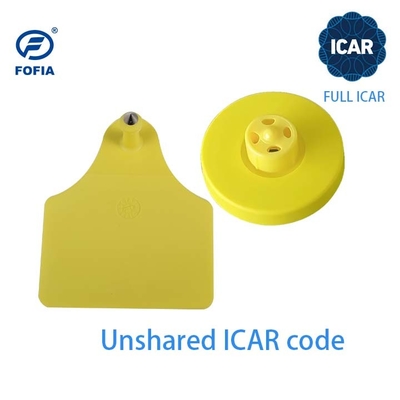 ICAR 125KHZ/134.2KHZ RFID Hayvan Kulak Etiketleri Hayvan Takibi İçin Elektronik RFID Düşük Frekanslı