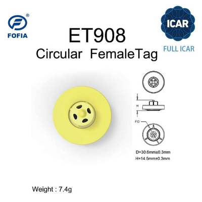 ICAR 125KHZ/134.2KHZ RFID Hayvan Kulak Küpeleri Elektronik RFID Düşük Frekanslı Hayvan Takibi İçin