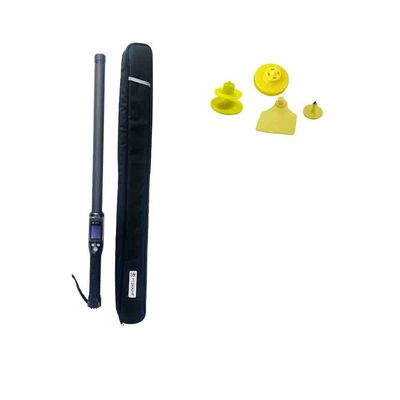Uzun Mesafe Profesyonel Hayvancılık RFID Etiket Çubuk Okuyucu PT290 OLED Ekranlı Veri Depolama Kimlik Çipi Okuma UHF/LF