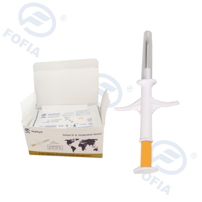 1.5*11mm sıcaklık çipi hayvan okuma kimliği ve vücut sıcaklığı için