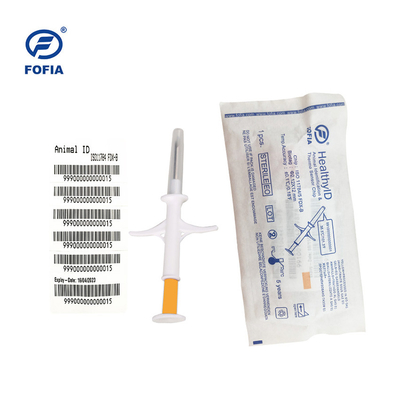 1.5*11mm sıcaklık çipi hayvan okuma kimliği ve vücut sıcaklığı için