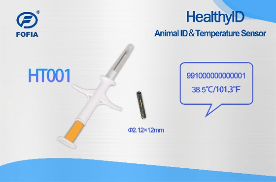 ISO Transponder Mikroçip Hayvan Kimliği ve Sıcaklık Sensörü ve FOFIA Patent Çiple Sıcaklık İzleme