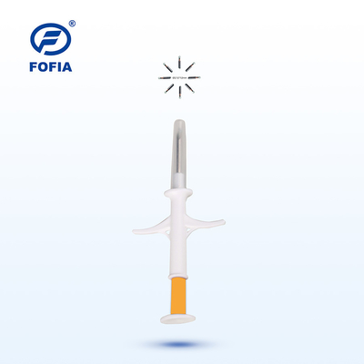 ISO Transponder Mikroçip Hayvan Kimliği ve Sıcaklık Sensörü ve FOFIA Patent Çiple Sıcaklık İzleme