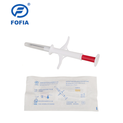 Sıcaklık İzleme Transponderi ISO11784/5 FDX-B Hayvan Kimlik Mikroçipi Hayvan Sağlığı ve Refahı İçin