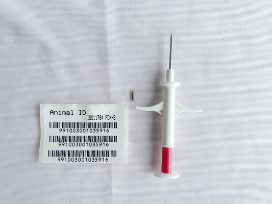 Hayvan Sıcaklık İzleme ve Yönetimi için ISO11784/5 FDX-B Hayvan Kimlik Mikroçipi