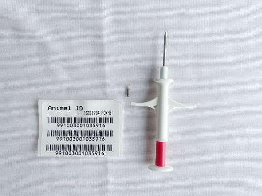 HT003 Mikroçip Şırınga Kiti – ISO FDX-B RFID Çip ve Hayvanlar için Sıcaklık Sensörlü