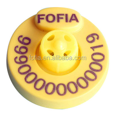 Laser Printing Electronic Ear Tags for Swine with ISO 11784/11785 Compliance and Self-locking Plastic Pin