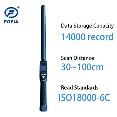 Reading Distance 30 to 100cm Rfid Animal Reader Scanner Bluetooth Livestock Rfid Stick Reader Operation System All
