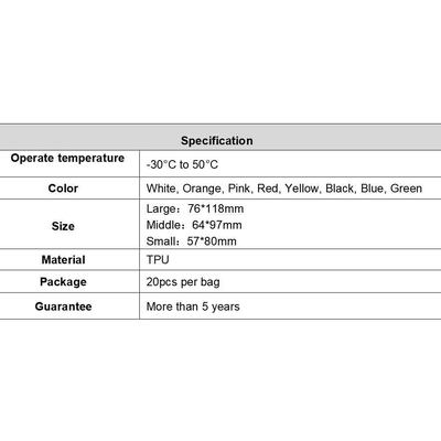 0.01 Domuzlar için hayvan tanımlama etiketleri Tpu malzemesinden yapılmış plastik kulak etiketleri Sığır koyun