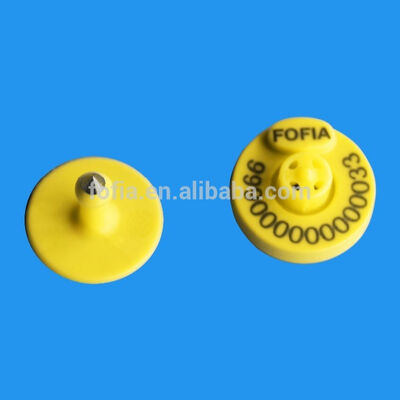 PVC 1342khz FDXB Orta Menzilli Uzaklık Kulaklık Etiketi Sığır RFID Okuyucu Destek Kartı Yakınlık Kartı Özelliği ile Uyumlu