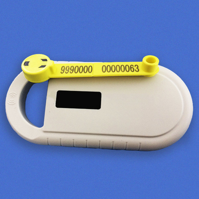 Hayvanlar Kulak Etiketleri için RFID Mikroçip Tarayıcı Kolu CE Belgesi Okuyabilir