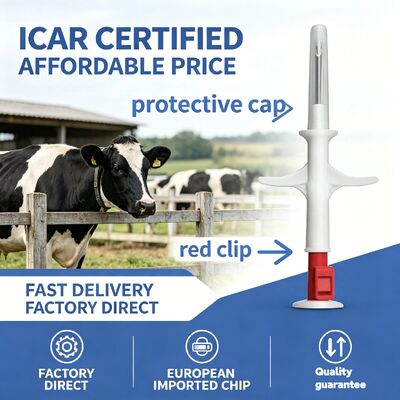 Ultra-Küçük Evcil Hayvan Tanımlama Çip ZS007 - Veterinerlik Klinikleri için ICAR Sertifikalı PP Mikroçip Hayvan Takipçisi