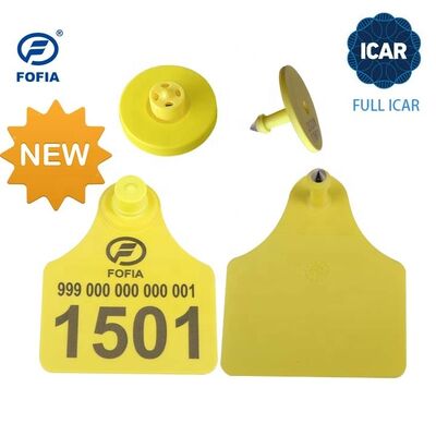 FULL ICAR Özelleştirilebilir TPU Boş Sığır Kulaklık Etiketleri Plastik Hayvanlar Kulak Etiketi Koyunlar Keçi Sığır Kulak Etiketi