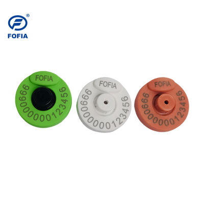 FOFIA Yeni RFID Elektronik Kulak Etiketi TPU Plastik 134.2KHz Frekans 17cm Okuma Uzaklığı Sığır Koyunlar için Tam ICAR Sertifikası