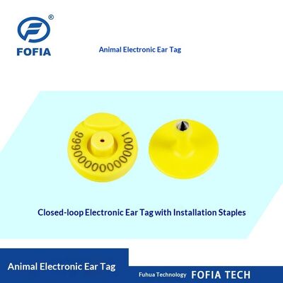 Yeni FDX Düşük Frekanslı Elektronik Kulak Etiketi RFID Hayvan Etiketi Tam Çift Yönlü Domuz Sığır Açık/Kapalı Ağız Hayvancılık Tanımlama