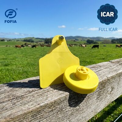 Domuz Keçi Koyun Tanımlaması için Tam ICAR Sertifikası 134.2KHz RFID Elektronik Kulak Etiketi