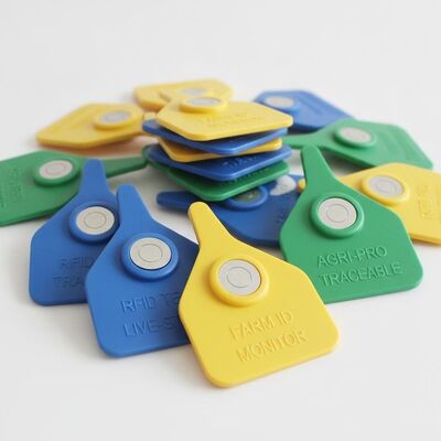 Düşme karşısı su geçirmez kimlik hayvan etiketi sığır için RFID etiketi