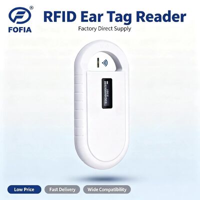 Elde tutulabilen Plastik Hayvan Mikroçipli RFID Kart Okuyucu PT160 134.2kHz OLED Ekran USB Lityum Pil CE Sertifikalı ISO 11784/11785