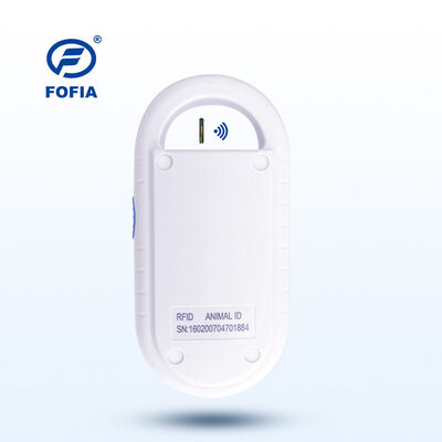 Elde tutulabilen Plastik Hayvan Mikroçipli RFID Kart Okuyucu PT160 134.2kHz OLED Ekran USB Lityum Pil CE Sertifikalı ISO 11784/11785