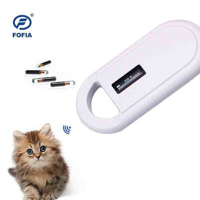 Elde tutulan Hayvan Mikroçip RFID Kart Okuyucu PT160 134.2kHz OLED Ekran USB Lityum Pil CE Sertifikalı ISO 11784/11785 Protokolü