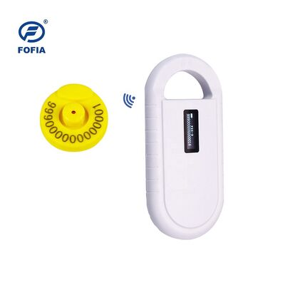 Elde tutulan Hayvan Mikroçip RFID Kart Okuyucu PT160 134.2kHz OLED Ekran USB Lityum Pil CE Sertifikalı ISO 11784/11785 Protokolü
