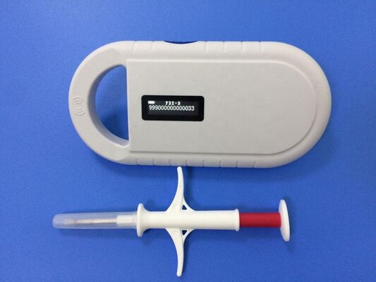 Elde tutulabilen Plastik Hayvan Mikroçipli RFID Kart Okuyucu PT160 134.2kHz OLED Ekran USB Lityum Pil CE Sertifikalı ISO 11784/11785