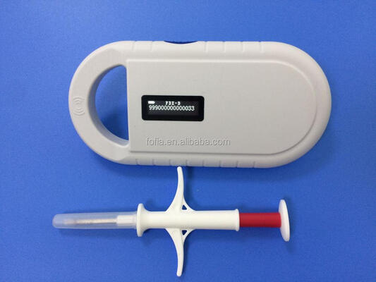 Elde tutulan Hayvan Mikroçip RFID Kart Okuyucu PT160 134.2kHz OLED Ekran USB Lityum Pil CE Sertifikalı ISO 11784/11785 Protokolü
