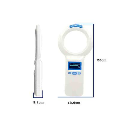 Su geçirmez FOFIA PT200 RFID El Okuyucu 128x64 OLED Ekran Uzun Mesafe Okuma 10-20 m ISO11784/5 Protokolü