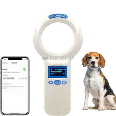 Su geçirmez FOFIA PT200 RFID El Okuyucu 128x64 OLED Ekran Uzun Mesafe Okuma 10-20 m ISO11784/5 Protokolü