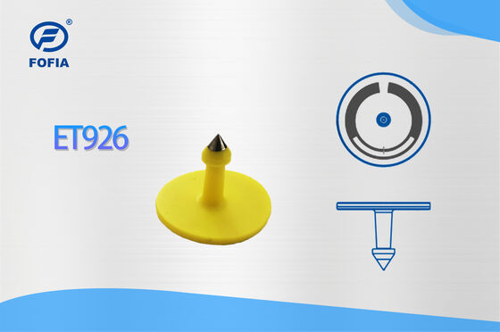 Fofia ICAR ET926 Su geçirmez RFID TPU Hayvan Kulak Etiketleri FDX-B 134.2Khz EM4305 Çipler Sığır Sığır Domuz Koyun