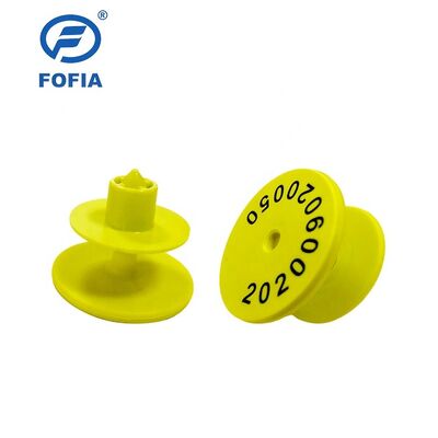 Fofia ICAR ET926 Su geçirmez RFID TPU Hayvan Kulak Etiketleri FDX-B 134.2Khz EM4305 Çipler Sığır Sığır Domuz Koyun