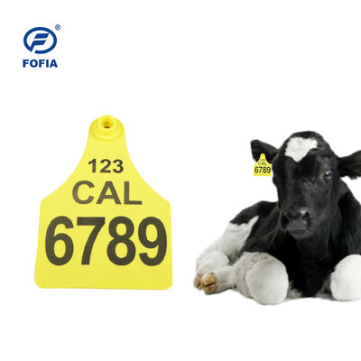 FOFIA ET921 Plastik İnek Kulak Etiketleri Hayvan Takip Lazer Kodlama Çeşitli Boyutlarda Büyükbaş Sığır Koyun Domuz Çiftliği Numarası ile Kullanın
